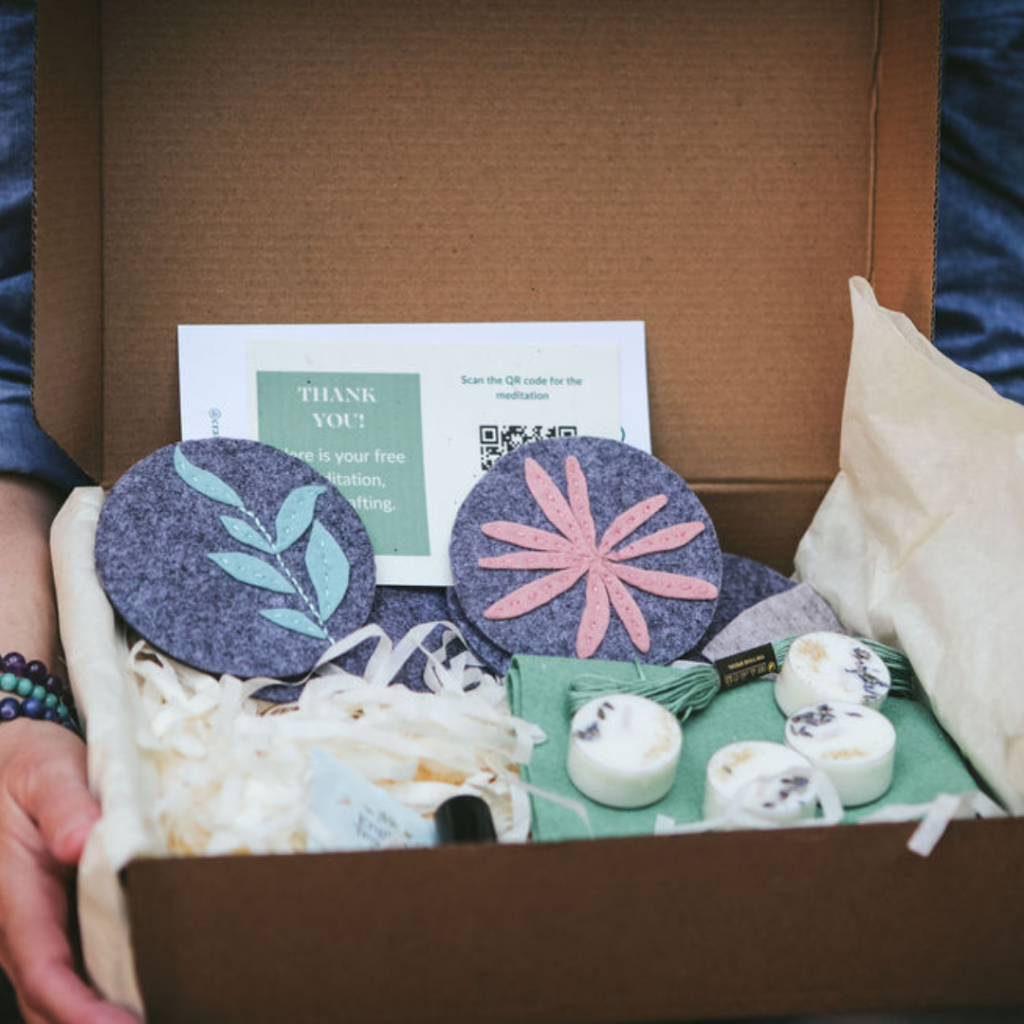 Craft and wellness box to help ease anxiety