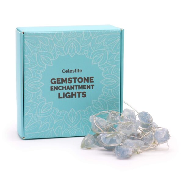 Gemstone lights - celestite